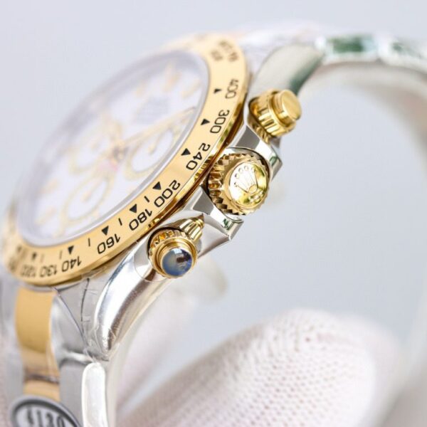 Clean Factory Rolex Daytona Chronograph Yellow Gold Dial Yellow Gold Bezel 904L Steel&Yellow Gold Case&Bracelet 7750/4130 Movement