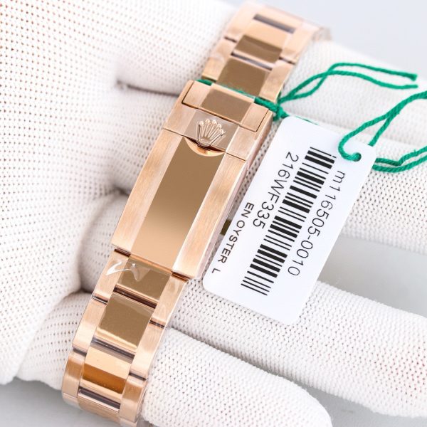 Clean Factory Rolex Daytona Chronograph White Dial Rose Gold Bezel 904L Steel&Full Rose Gold Case&Bracelet 7750/4130 Movement