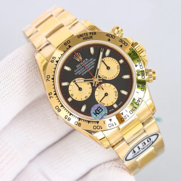 Clean Factory Rolex Daytona Chronograph Yellow Gold Dial Yellow Gold Bezel 904L Steel&Full Yellow Gold Case&Bracelet 7750/4130 Movement