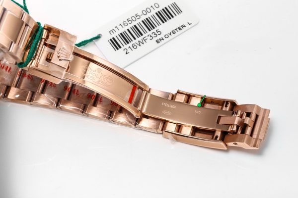 Clean Factory Rolex Daytona Chronograph White Dial Rose Gold Bezel 904L Steel&Full Rose Gold Case&Bracelet 7750/4130 Movement