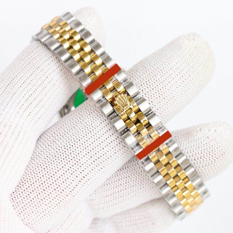 Clean Factory Rolex Lady Datejust 28mm Green Roman Dial Diamond Bezel Jubilee Bracelet 904L Steel&Yellow Gold 2761 Movement