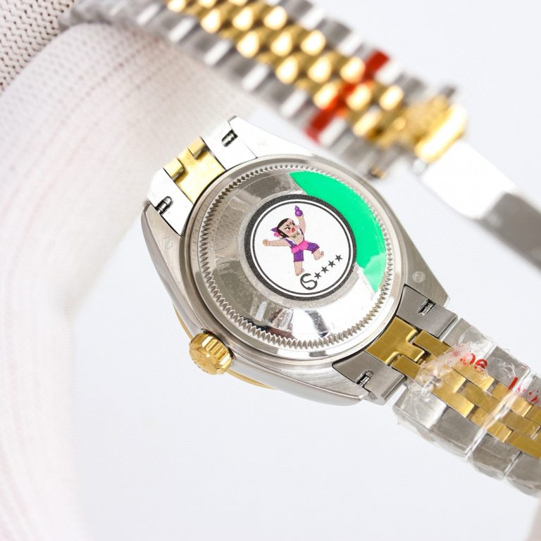 Clean Factory Rolex Lady Datejust 28mm Green Roman Dial Diamond Bezel Jubilee Bracelet 904L Steel&Yellow Gold 2761 Movement